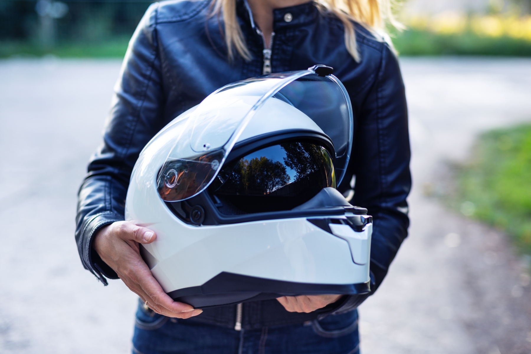 Modern motorcycle helmet